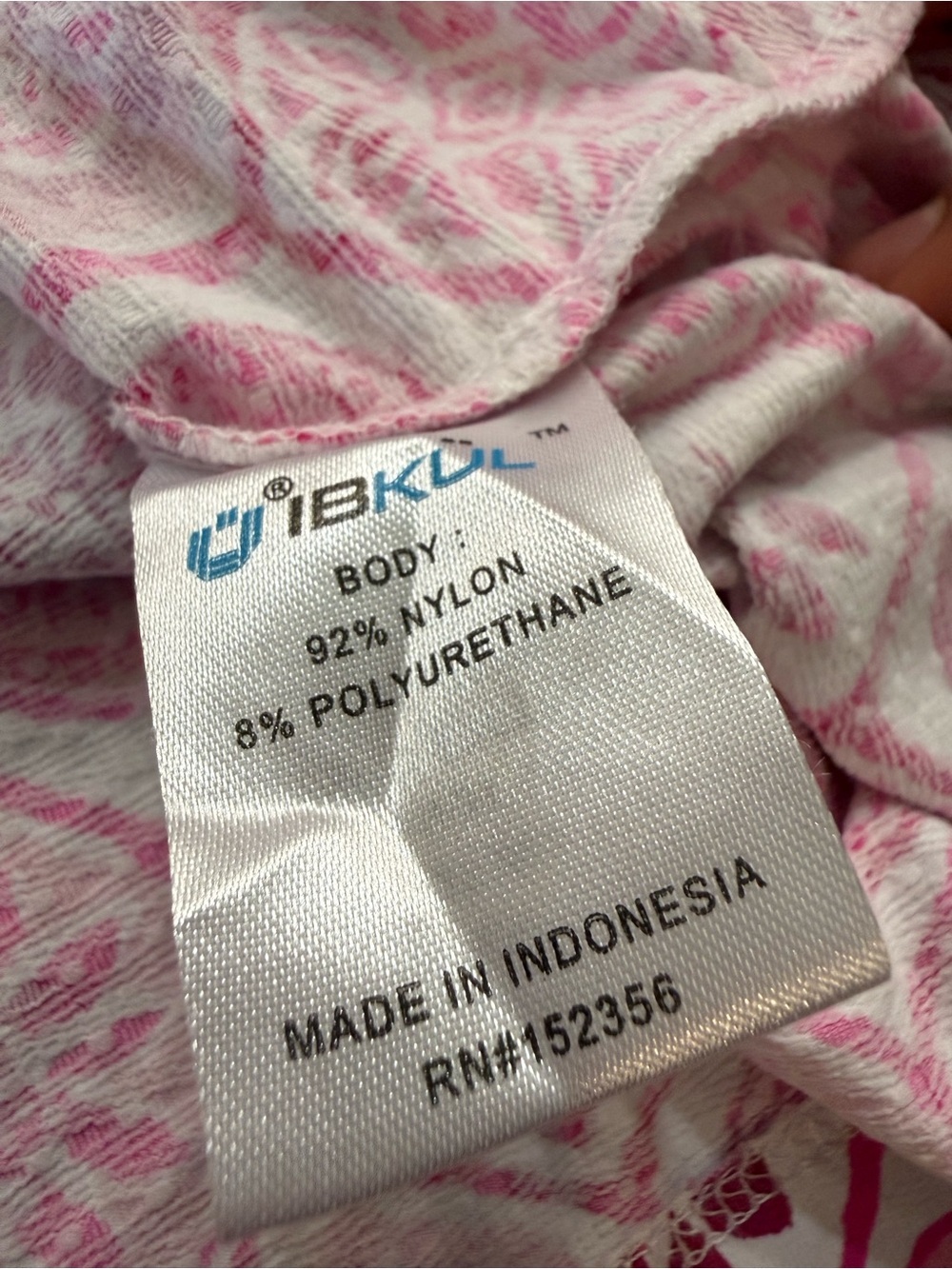 IBKUL Pink Geometric Print Sleeveless Nylon Dress 1/4 Zip L Sporty Golf Outdoors - Picture 5 of 7
